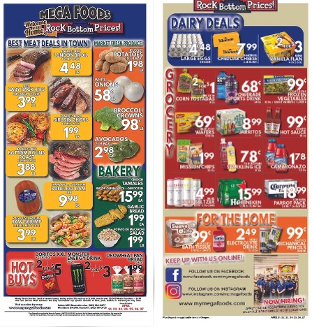 Mega Foods weekly ad