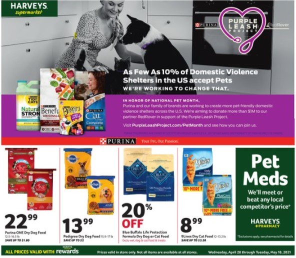 Harvey's Supermarket weekly ad