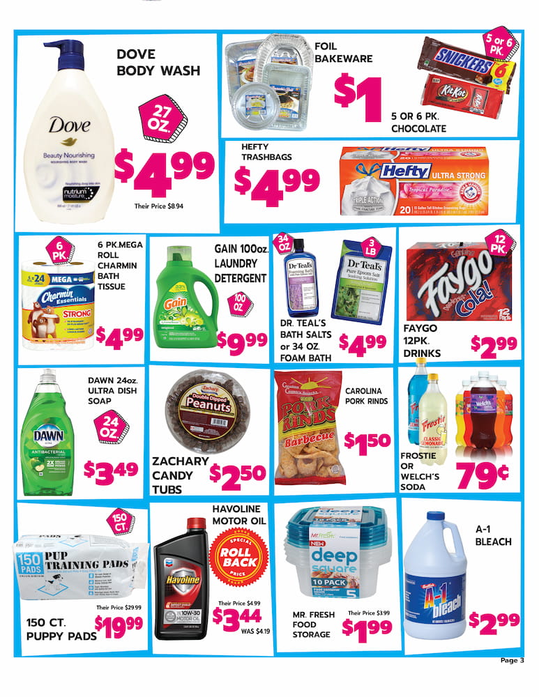 Rose's Discount Stores weekly ad