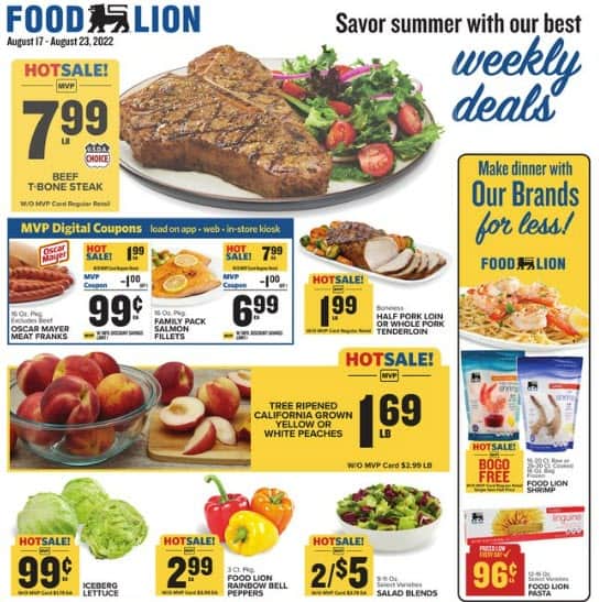 Food Lion Weekly Ad (10/26/2022 11/1/22) & Ad Preview